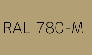 Colore RAL 780-M
