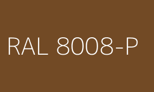 Colore RAL 8008-P