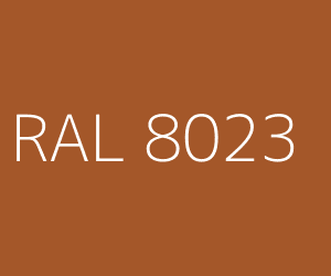 Colore RAL 8023 ORANGE BROWN