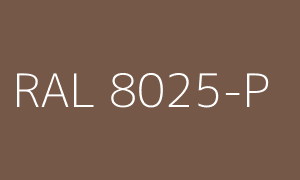 Colore RAL 8025-P