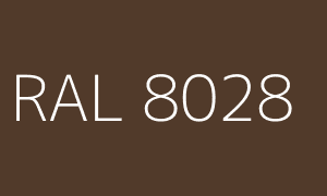 Colore RAL 8028