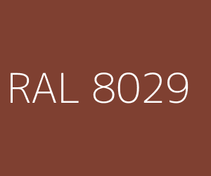 Colore RAL 8029 PEARL COPPER