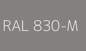 Colore RAL 830-M