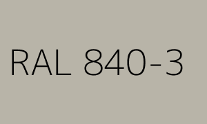 Colore RAL 840-3
