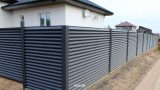 house fence colour painted ral 7024